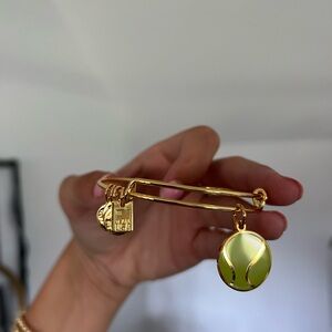 Tennis charm bracelet